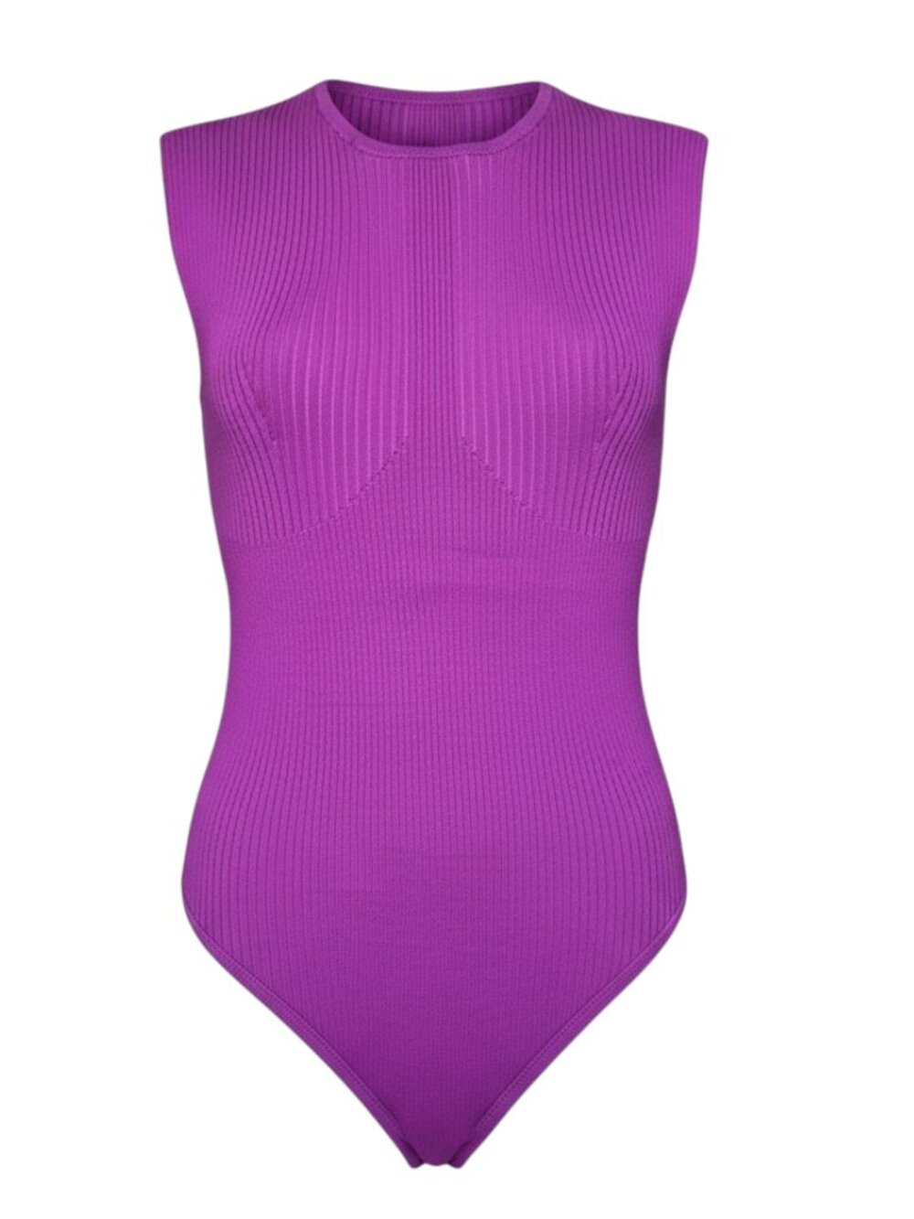 Steve Madden Kayden Bodysuit, Radiant Orchid Pink, Large, NWT, Y2K Base Layer
